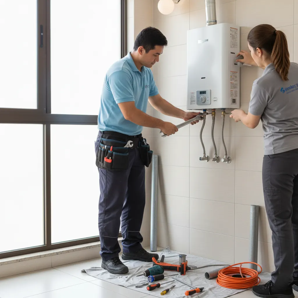 Manutenção de aquecedor